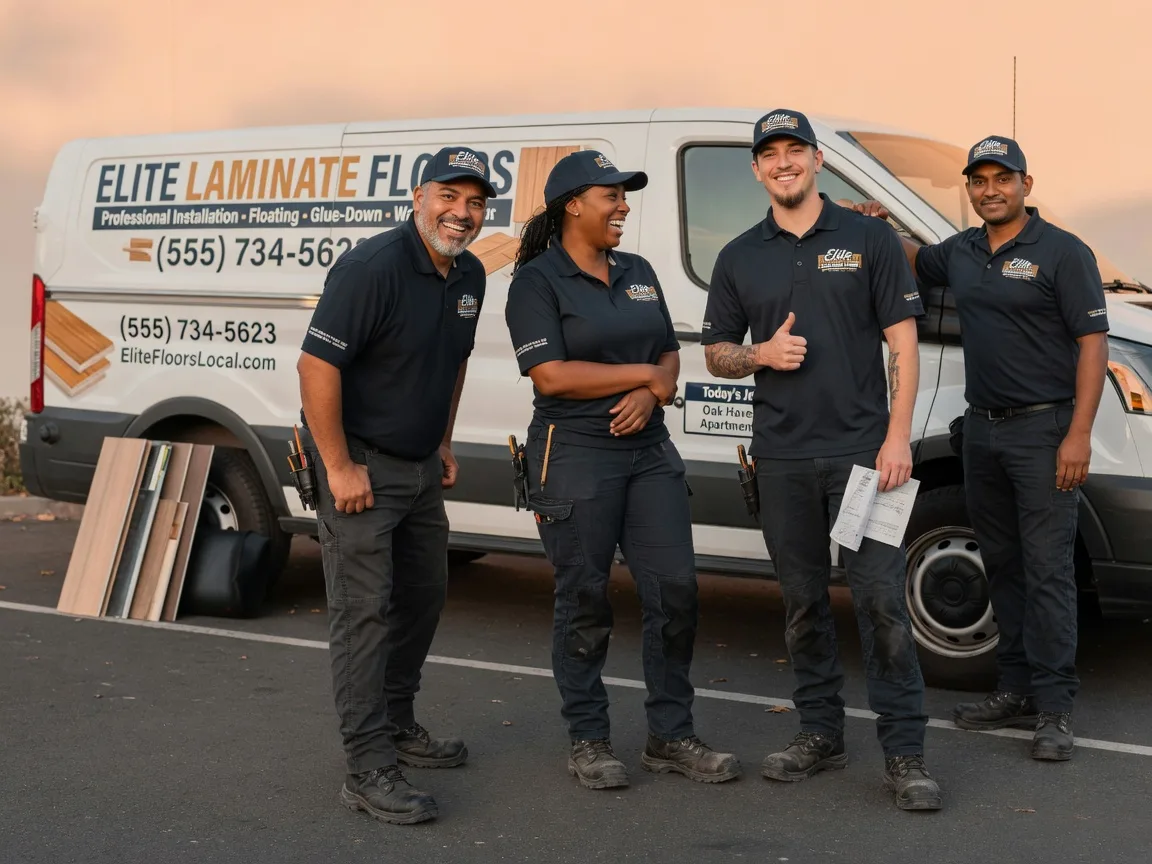 Laminate flooring installation company in Reasnor, IA